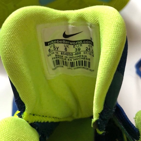 Nike Royal Hyperdunk Lunarlon Sneakers - Picture 5 of 6